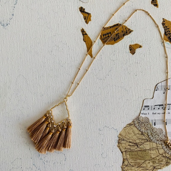 Francesca's Collections Jewelry - Francesca’s | Roxanna Tassel Pendant Necklace